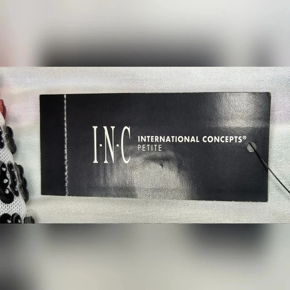 INC International Concepts Petite Sunray Rainbow Sequin Camisole, PET/PET - Picture 5 of 9